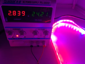 Could I try 24 Vdc to power 12Vdc LED strips?