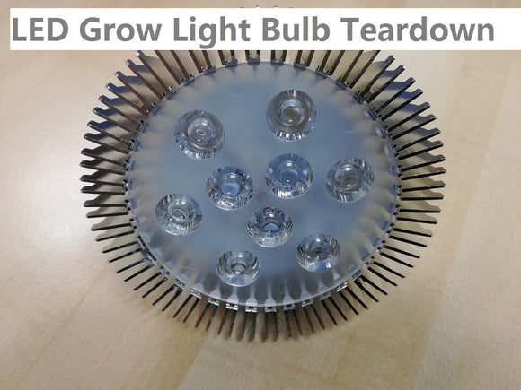 $10 Bad LED Grow Light Bulb Tear Down
